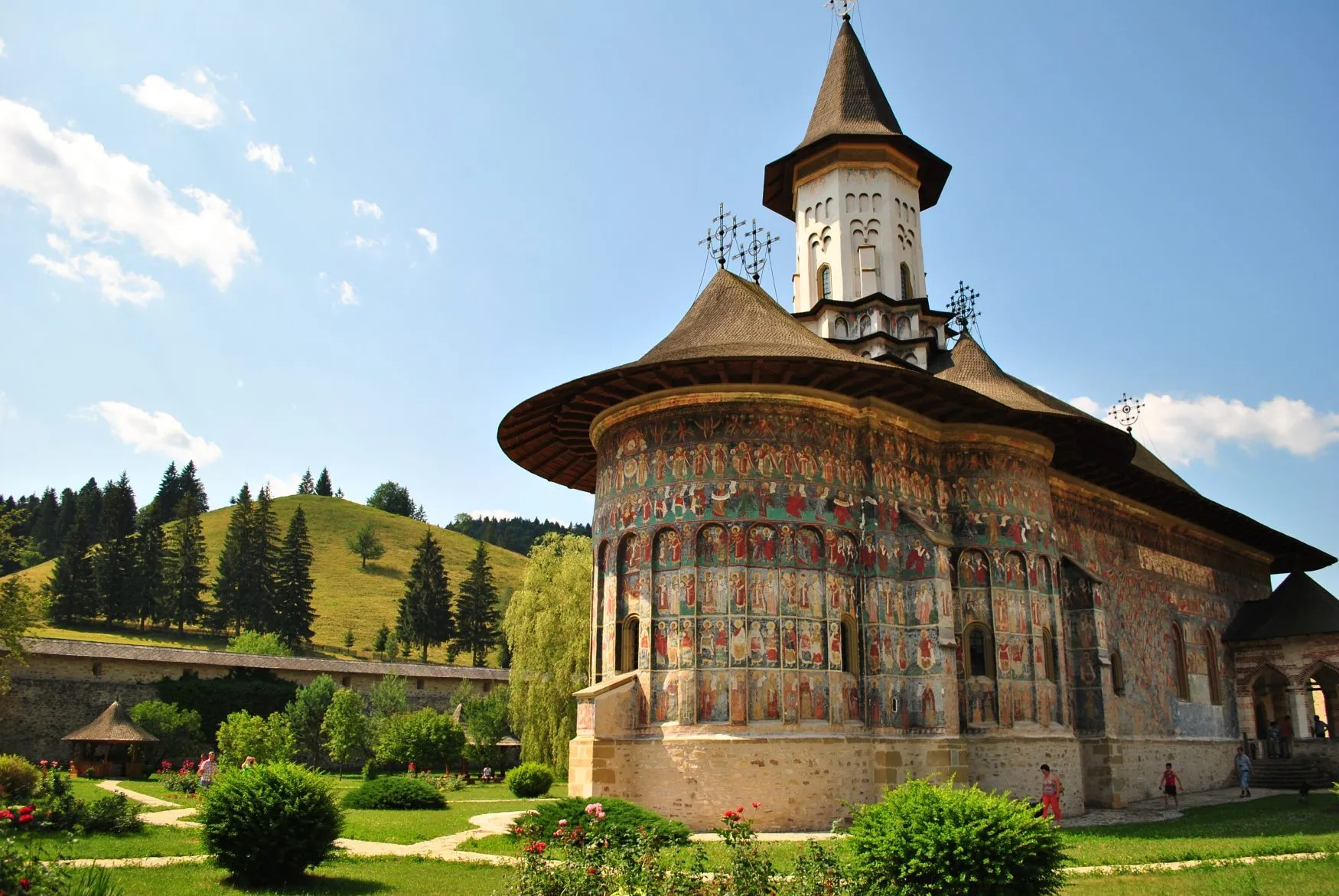 Mănăstirea Sucevița, pictată exterior, UNESCO, Bucovina